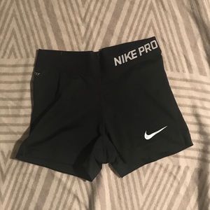 Black Spandex Nike Shorts